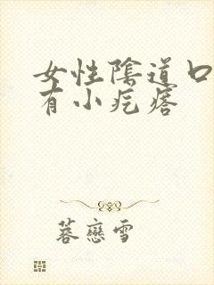 女性阴道口边缘有小疙瘩