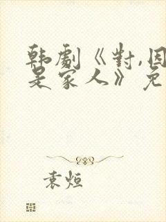 韩剧《对,因为是家人》免费观看国语