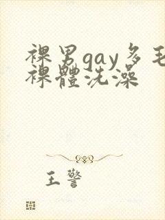 裸男gay多毛裸体洗澡