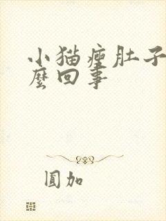 小猫瘦肚子大怎么回事