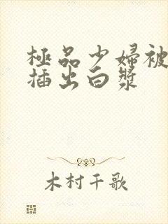 极品少妇被黑人插出白浆