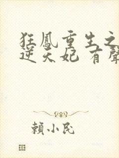 狂凤重生之废柴逆天妃 有声小说小说