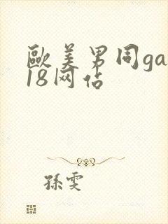 欧美男同gay18网站