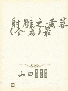 射雕之黄蓉外传(全篇)最