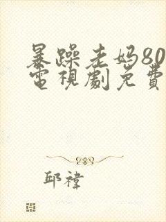 暴躁老妈80集电视剧免费观看