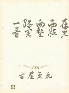 一路向西在线观看完整版免费