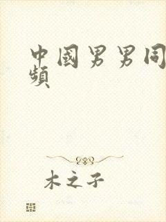 中国男男同性视频封面