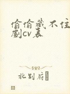 偷偷藏不住广播剧cv表