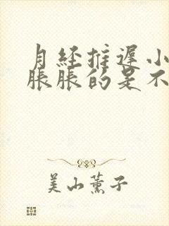 月经推迟小肚子胀胀的是不是怀孕了