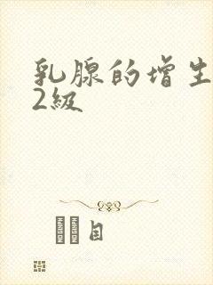 乳腺的增生结节2级