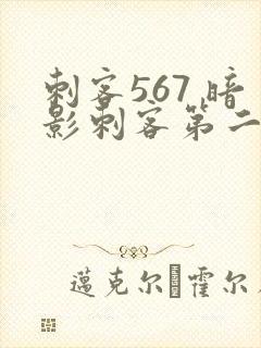 刺客567 暗影刺客第二季免费观看