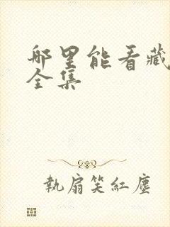 哪里能看藏海传全集