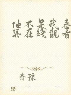 他不是我泰剧全集在线观看泰剧网