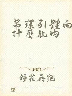 吊环引体向上练什么肌肉