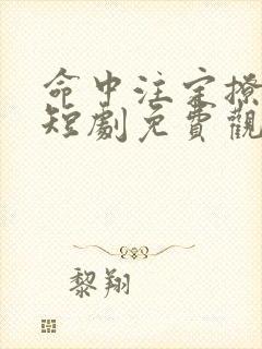 命中注定撩上你短剧免费观看