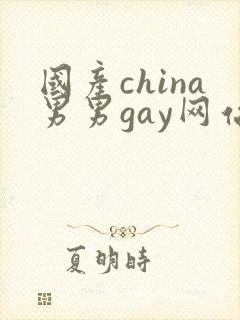 国产china男男gay网站站