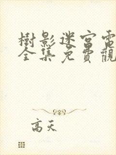 树影迷宫电视剧全集免费观看高清版