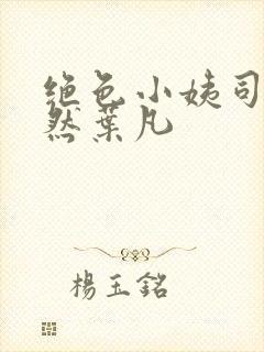 绝色小姨司空嫣然叶凡封面