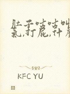 肚子咕咕叫,胀气,打屁,什么原因封面