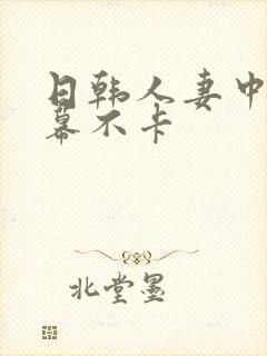 日韩人妻中文字幕不卡封面