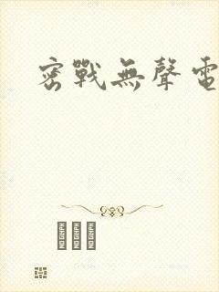 密战无声电视剧