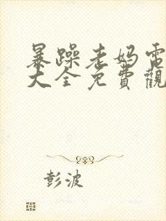 暴躁老妈电视剧大全免费观看