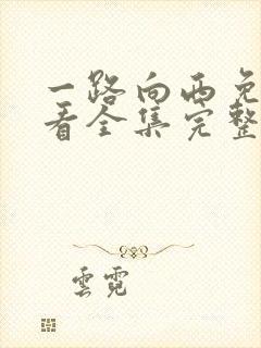 一路向西免费观看全集完整版