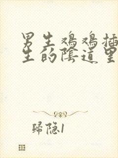 男生鸡鸡插入女生的阴道里