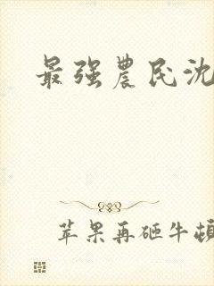 最强农民沈小峰