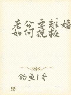 老公要离婚丈夫如何挽救