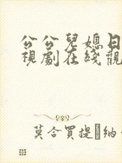 公公儿媳日剧电视剧在线观看全集免费封面