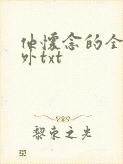 他怀念的全文番外txt