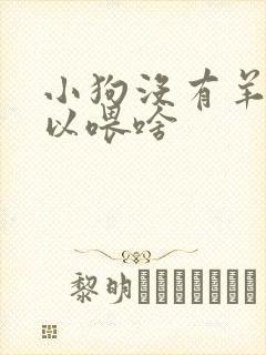 小狗没有羊奶可以喂啥