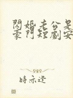 闪婚老公是超级豪门短剧安南封面