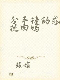 分手后的感情能挽回吗