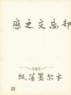 恋之交忘却狐妖