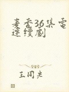 麦香36集电视连续剧