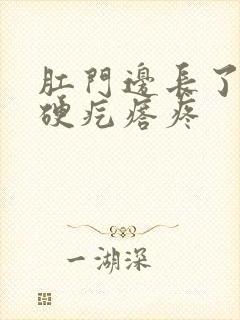 肛门边长了一个硬疙瘩疼封面