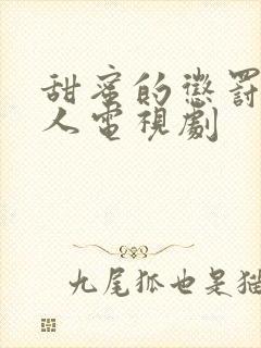 甜蜜的惩罚2真人电视剧封面