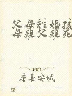 父母离婚孩子跟母亲父亲死了财产归谁