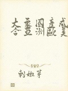 大象国产成人综合亚洲欧美在线