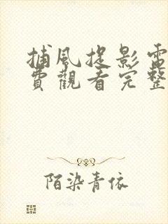 捕风捉影电影免费观看完整国语高清