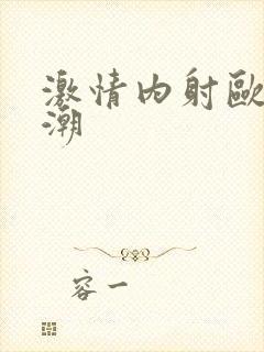 激情内射欧美高潮