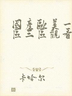 国产欧美一区二区三区观看不卡