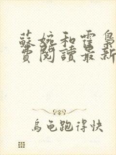 苏婉和霍枭寒免费阅读最新封面