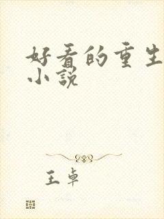 好看的重生男主小说