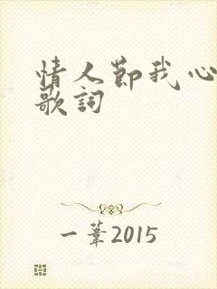 情人节我心孤单歌词