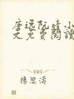 唐逸阮晴小说全文免费阅读最新章节封面