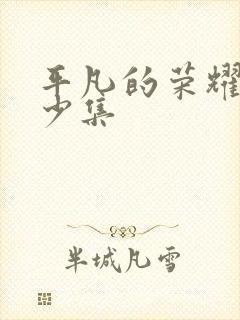 平凡的荣耀共多少集