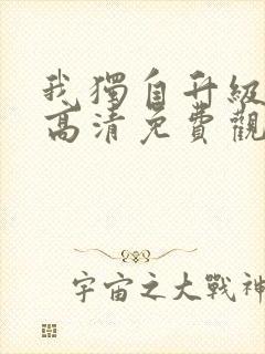 我独自升级动漫高清免费观看封面